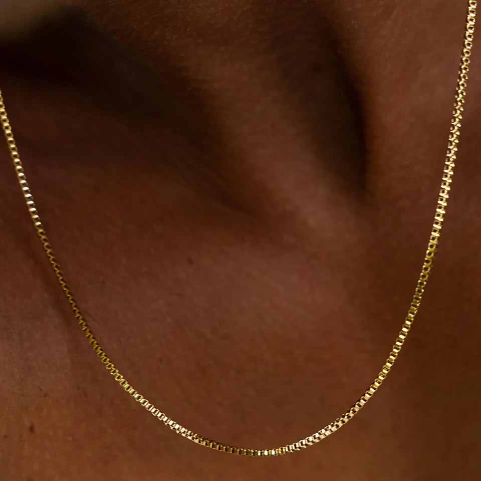 box chain necklace